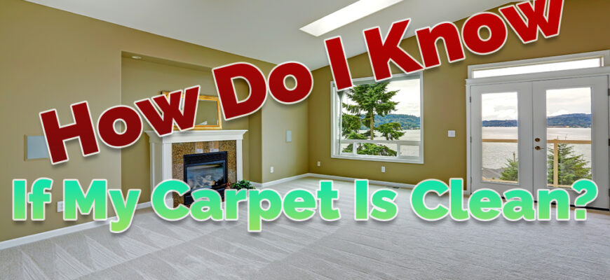 How Do I Know If My Carpet Is Clean?